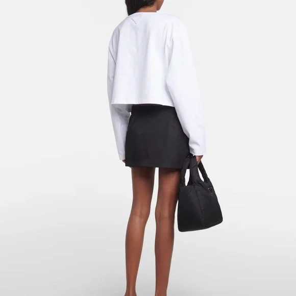 PRADA
Logo cotton jersey crop top - Picture 3 of 8